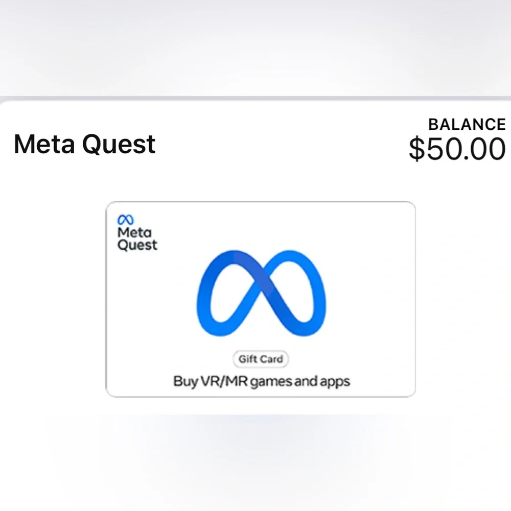 Meta Quest $50 Gift Card